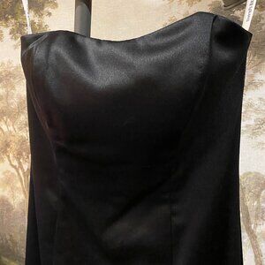 Share David's Bridal Black Dress Strapless Evening Gown Size 4 - Maxi Atlas